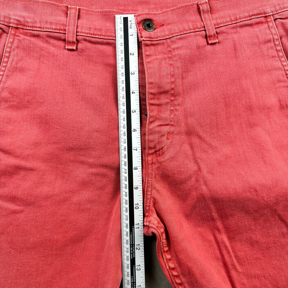 LEVIS 511 Jeans Slim Straight Light Red Dusty Rose MENS Size 34x32 - Picture 10 of 16